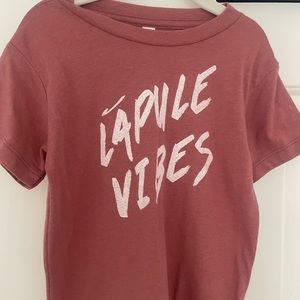Lāpule Vibes Retro-Style Girls Shirt Size 4T